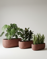 Boat Fiberglass Planter – Terracotta Granite Finish