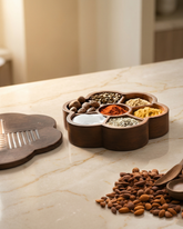 Traditional Wooden Masala Box