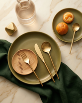 Contemporary Gold Cutlery Set – Set of Four
