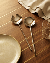Minimalist Silver Cutlery Set – Set of Two
