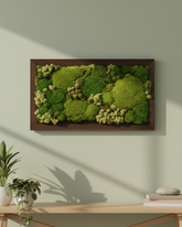 Artificial Multi Green Moss Wall Panel 30cm (1ft)