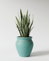Basil Traditional Fiberglass Planter – Patina Finish