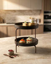 Elegant Two-Tier Cake Stand