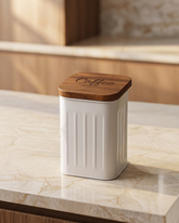 Grain Storage Barrel with Wooden Lid