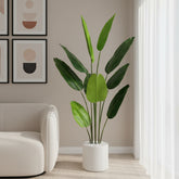 Artificial Soft-Touch Traveller Banana Leaf Plant - 5.5 ft (160 cm)