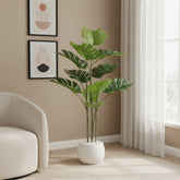 Artificial Statement Green Monstera decor - 4 ft (120 cm)