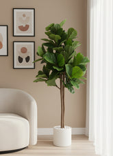 Artificial Fiddle Leaf Fig Plant - 4 ft (120 cm)