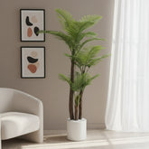 Artificial Refined Areca Palm Date Tree X3 - 7.5 ft (220 cm)