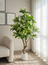 Artificial Grand Frangipani Plant Decor - 150cm (5ft)