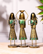 Tribal Women Musician Trio Figurines