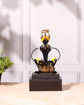 Tribal Musician Figurine with Dholak