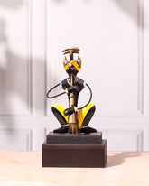 Tribal Musician Figurine with Flute