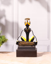 Tribal Musician Figurine with Tabla