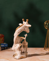 Giraffe Family Resin Sculpture