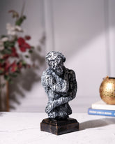 Textured Thinker Man Statue – Arm Folded