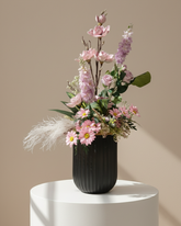 Pink Lavender Dried Floral Centerpiece With Pot