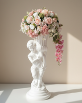 Grand Cherub Stand Dried Floral Arrangement