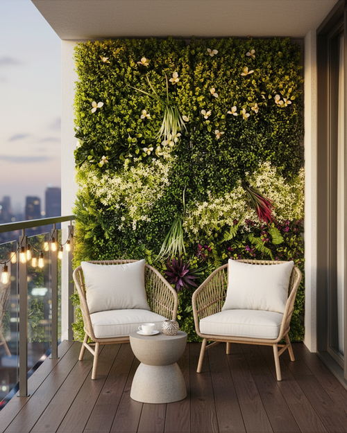 Meadow Breeze Artificial Green Wall Panel