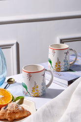 Alamkari India Ceramic Bolly Brew Coffee Mug