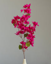 Alamkari India Fabric Artificial Bougainvillea Flower Stick (115 cm, Purple)