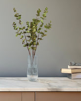 Alamkari India Fabric Artificial Green Eucalyptus Sticks (3 sticks, 80 cm)