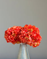 Alamkari India Fabric Artificial Hydrangea Flower Bouquet (30 cm, Pink)