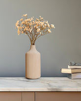 Alamkari India Polyurethane Artificial Baby's Breath Flower Sticks (5 Sticks, 60 cm, Autumn White)