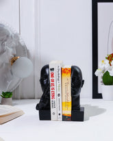 Alamkari India resin The Secret Keeper Black Face Bookend