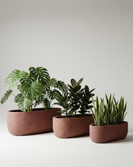 Boat Fiberglass Planter – Terracotta Granite Finish