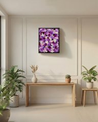 Artificial Floral Wall Panel Decor 33 Inch x 27 Inch