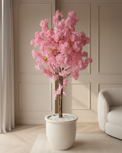 Artificial Pink Cherry Blossom Tree 165cm (5.4ft)