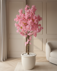 Artificial Pink Cherry Blossom Tree 165cm (5.4ft)