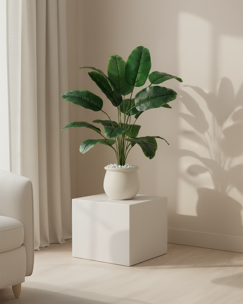 Artificial Banana Leaf Plant 60cm (2ft)