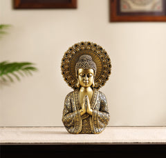 Decorative Serene Buddha Statue, 24 cm