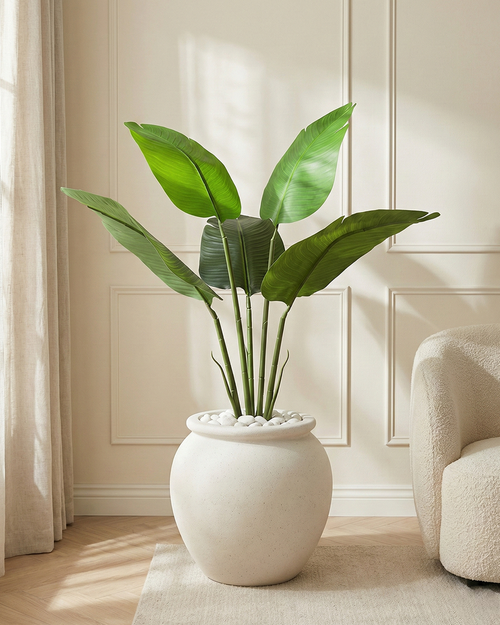 Artificial Banana Leaf Plant 80cm (2.6ft)
