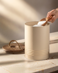 Rice Storage Barrel with Wooden Lid
