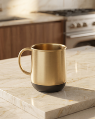Elegant Brass Coffee Mug