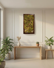 Artificial Moss Branch Wall Panel Decor 12 Inch x 24 Inch