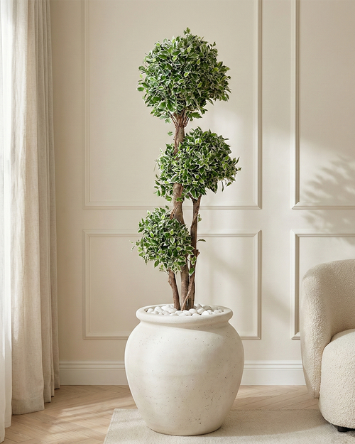 Artificial Tiered Ficus Topiary 150cm (5ft)