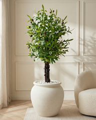 Artificial Olive Topiary Plant 85cm (2.8ft)