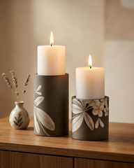 Wooden Candle Holder