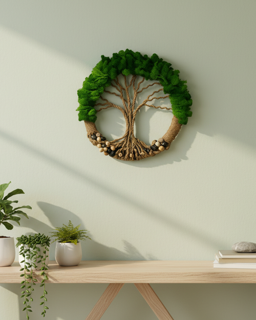 Artificial Moss Tree of Life Wall Decor 30cm (1ft)