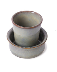 Stoneware Filter Coffee Cup & Saucer Set