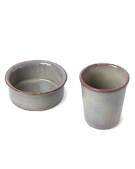 Stoneware Filter Coffee Cup & Saucer Set