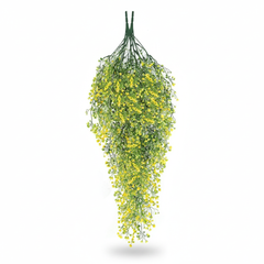 Artificial Hanging Baby Tears Vine - 2.5ft Yellow with Lime Green Stems