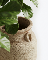Trandy Traditional Fiberglass Planter – Terra | Tall Classic Rustic Design