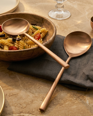 Luxe Gold Serving Spoon Set – Set of Two