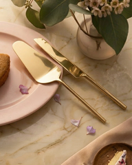 Premium Gold Cake Server Set – Set of Two