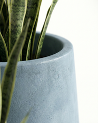 Ruby Fiberglass Planter – Stone Grey