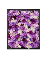 Artificial Floral Wall Panel Decor 33 Inch x 27 Inch